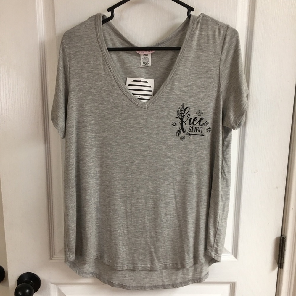 Pink Peony “Free Spirit” Shirt NWT